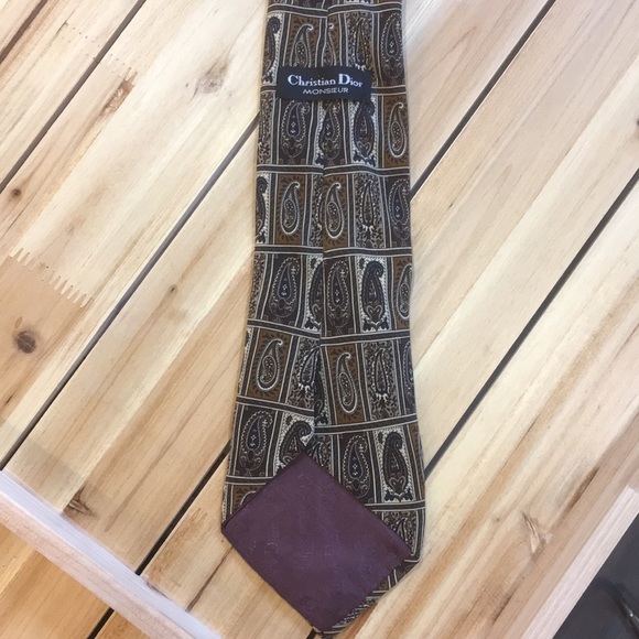 2/$15 - Christian Dior Tie - paisley - Picture 2 of 2
